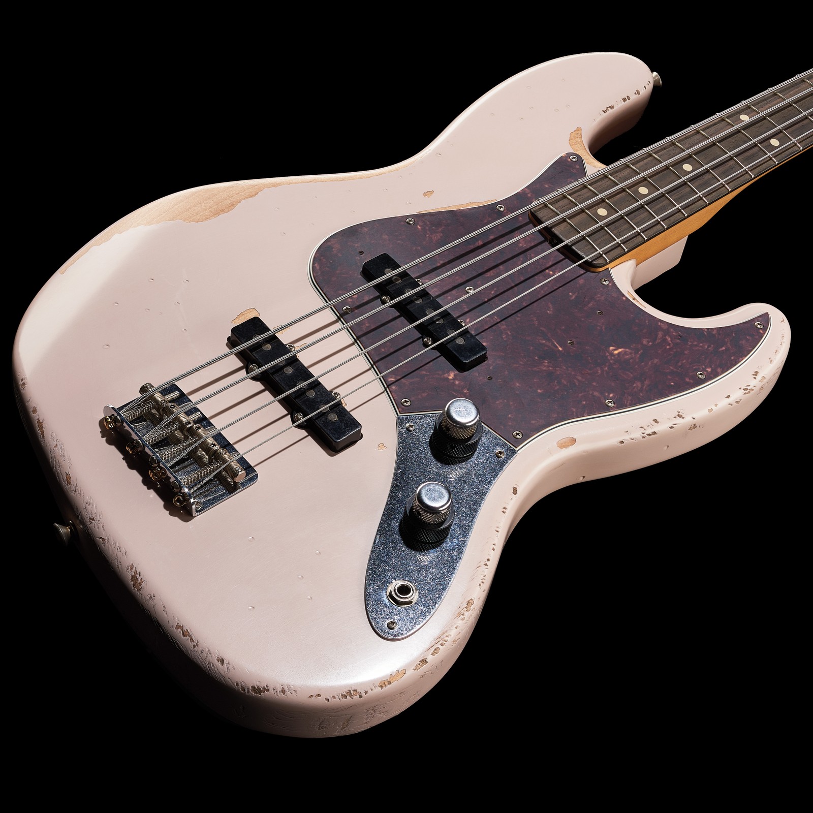 Body of Fender Flea Signature Bass RDWRN SHP, front view