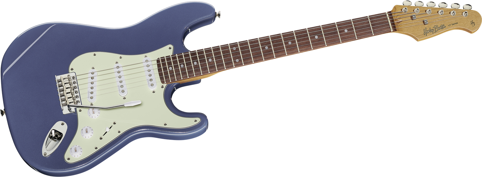 Harley Benton ST-62CC Lake Placid Blue E-Gitarre