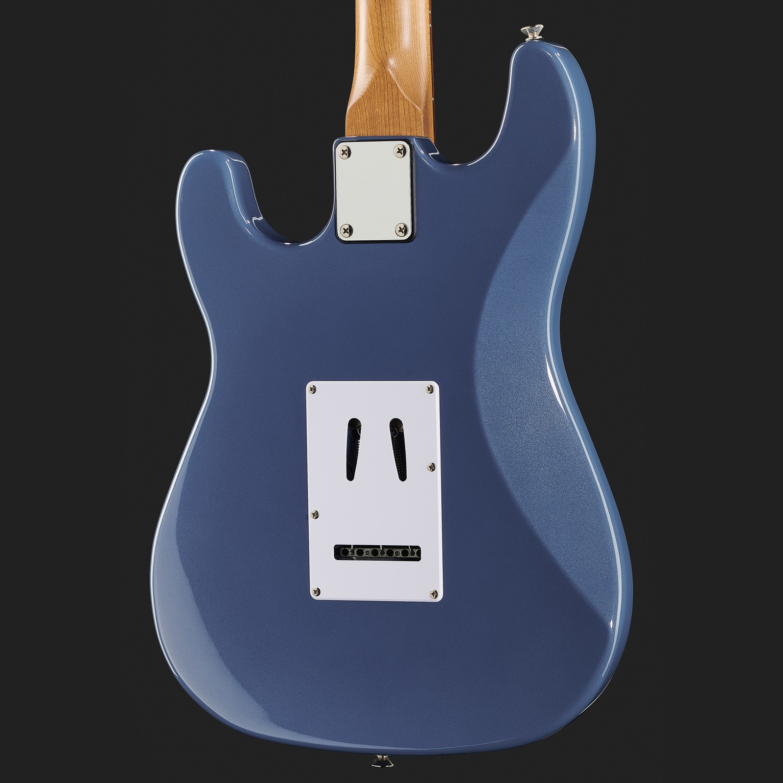 Korpusrückseite der Harley Benton ST-62CC Lake Placid Blue E-Gitarre
