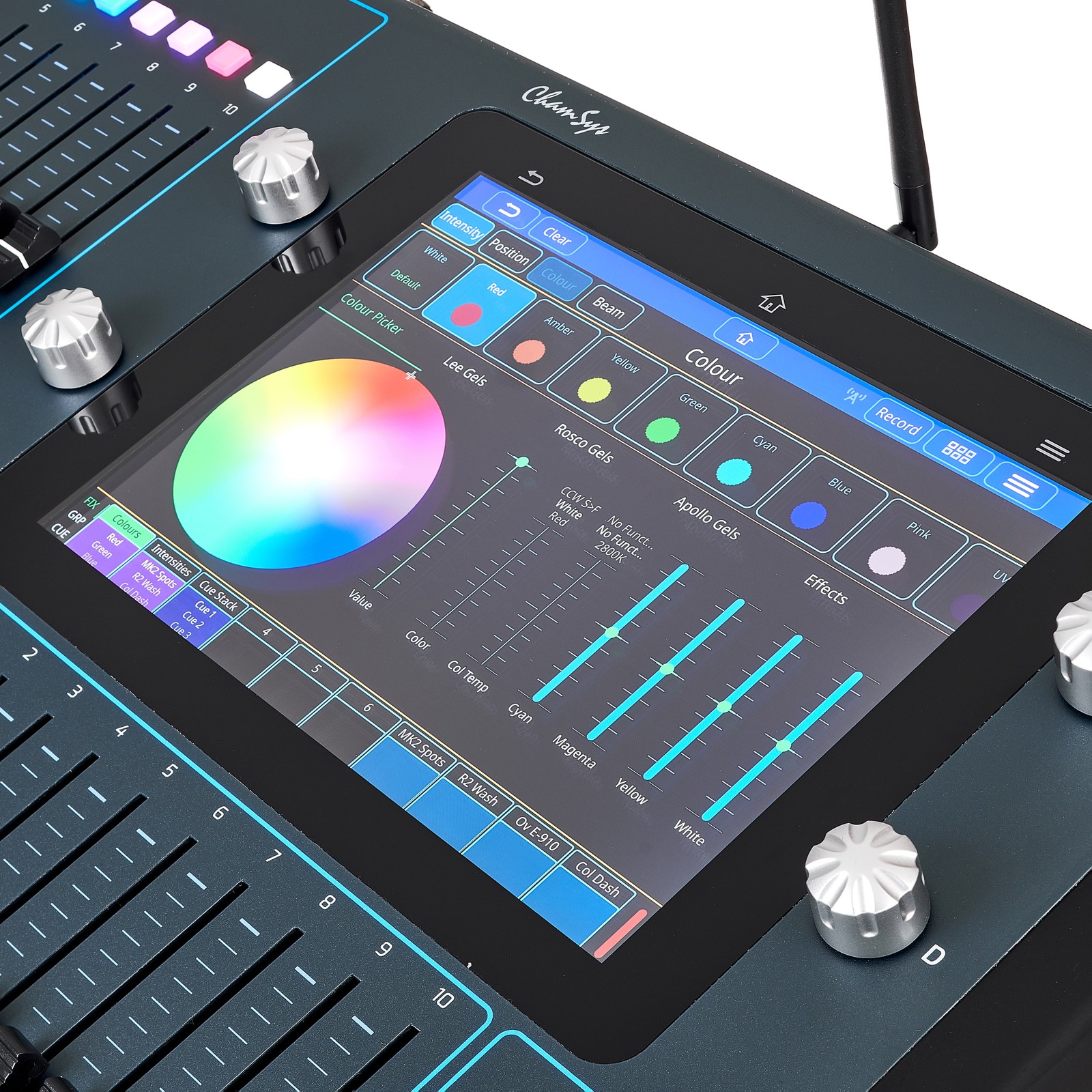 ChamSys QuickQ 20 display