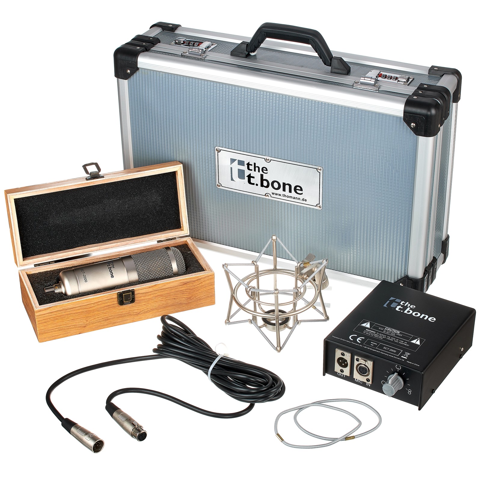 Zubehör des the t.bone SCT 2000 Studio Röhren-Großmembranmikrofons