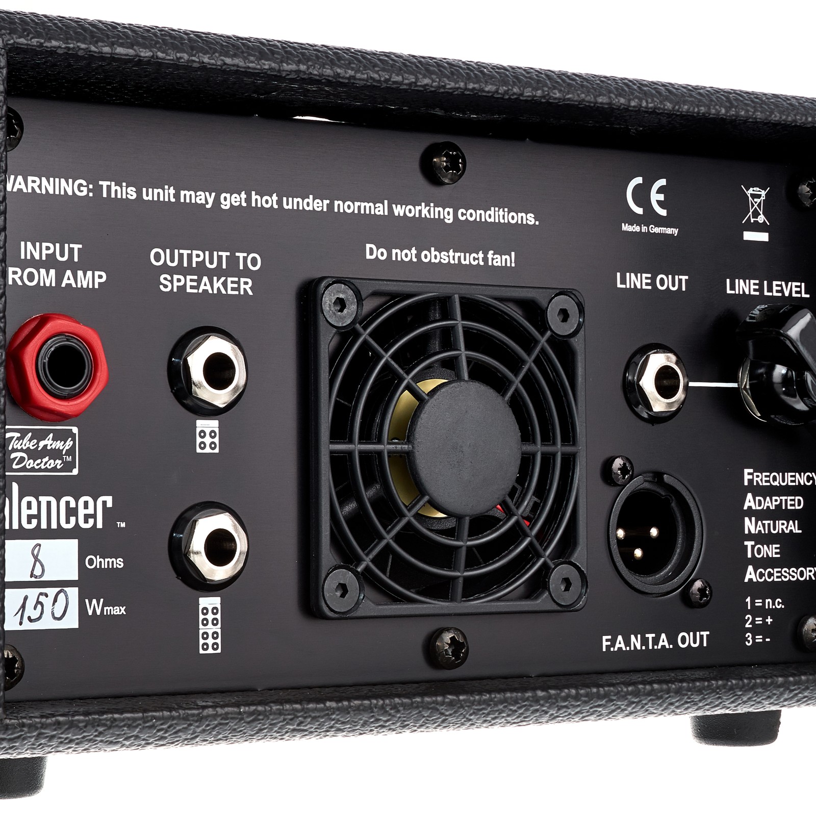 TAD Silencer 8 Ohm schwarz, Rückseite