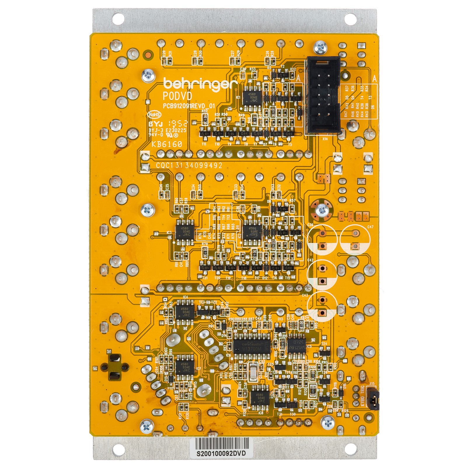 Rückseite des Behringer 140 Dual Envelope/LFO