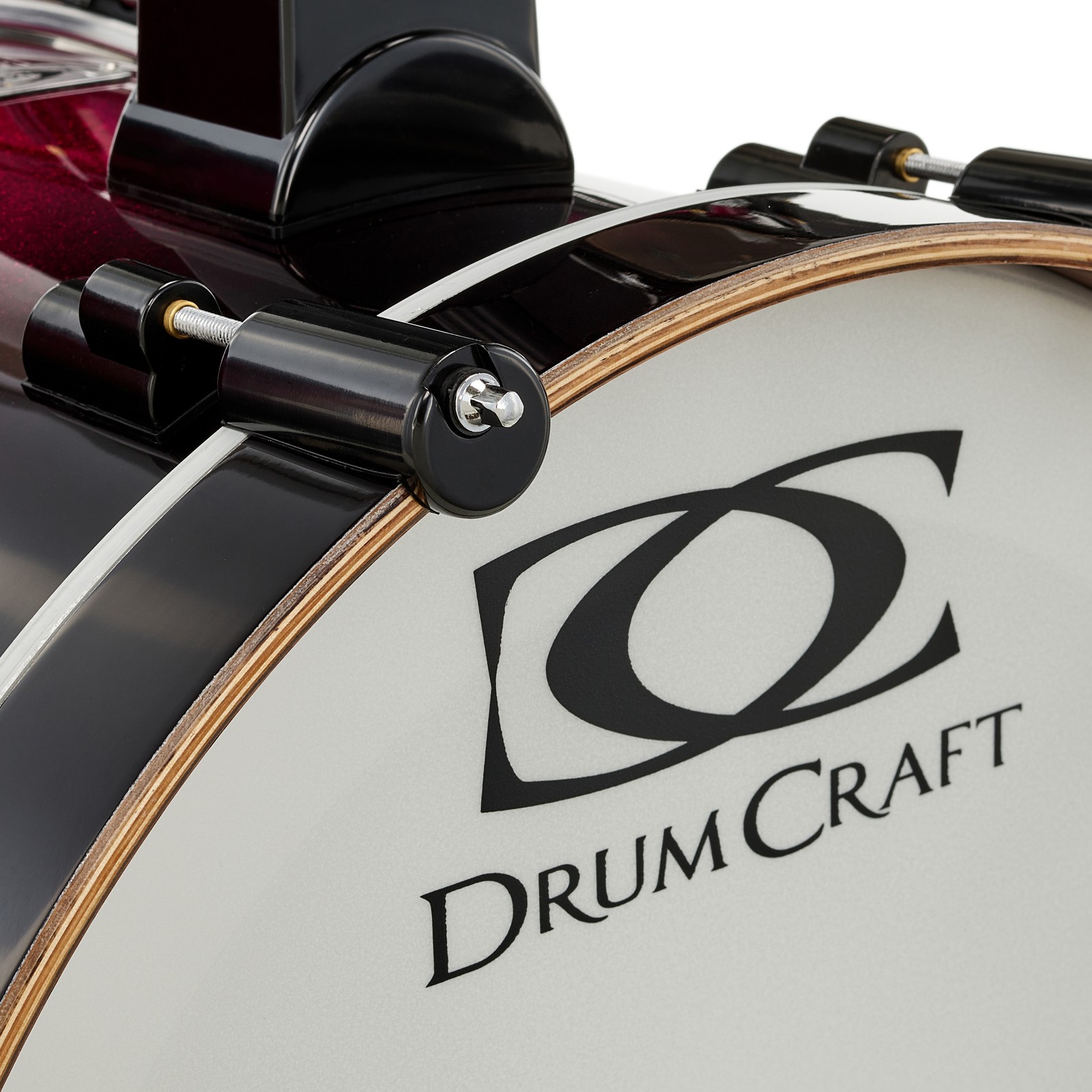 DrumCraft Bassdrumfell mit Herstellerlogo