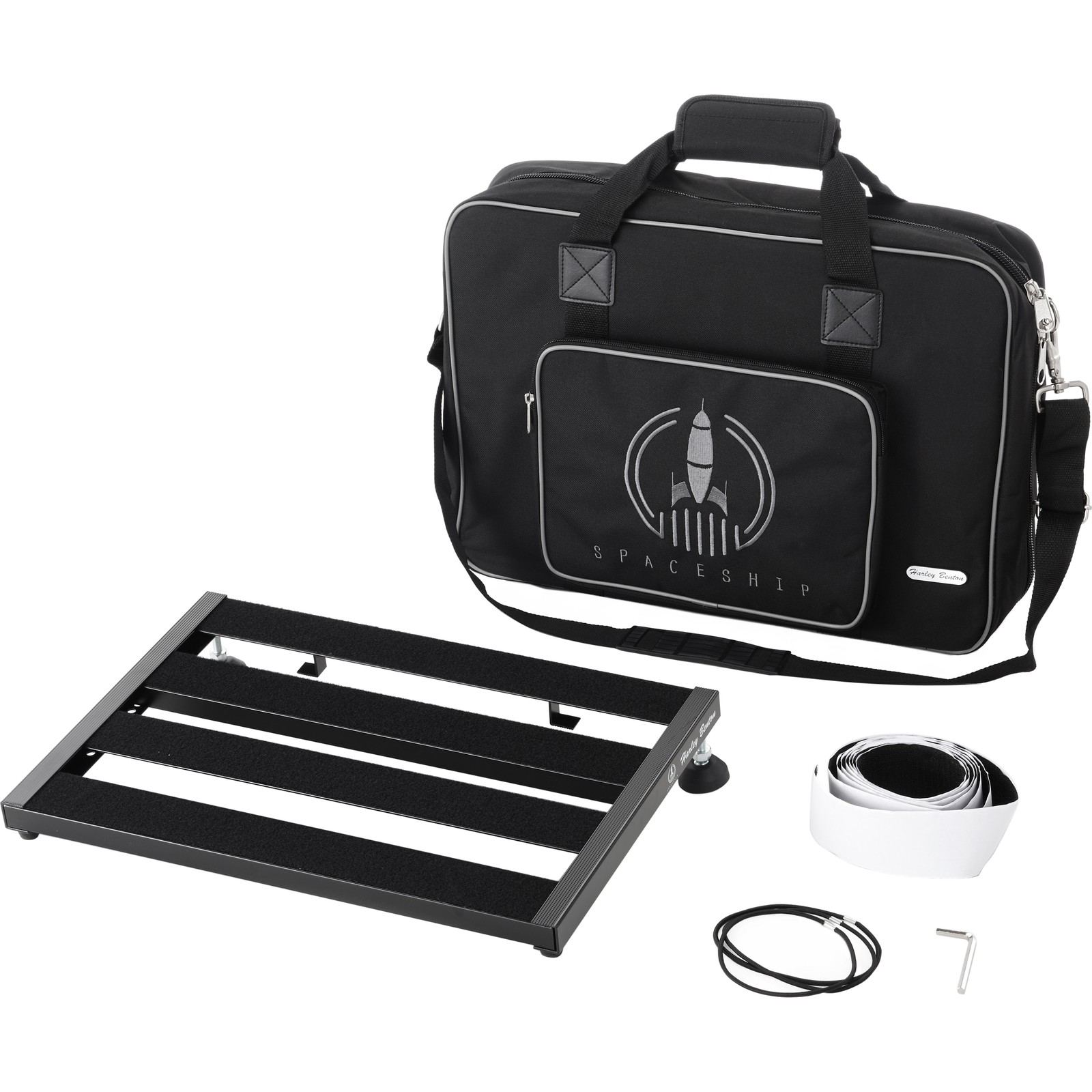 Harley Benton SpaceShip 40, Pedalboard mit Tasche