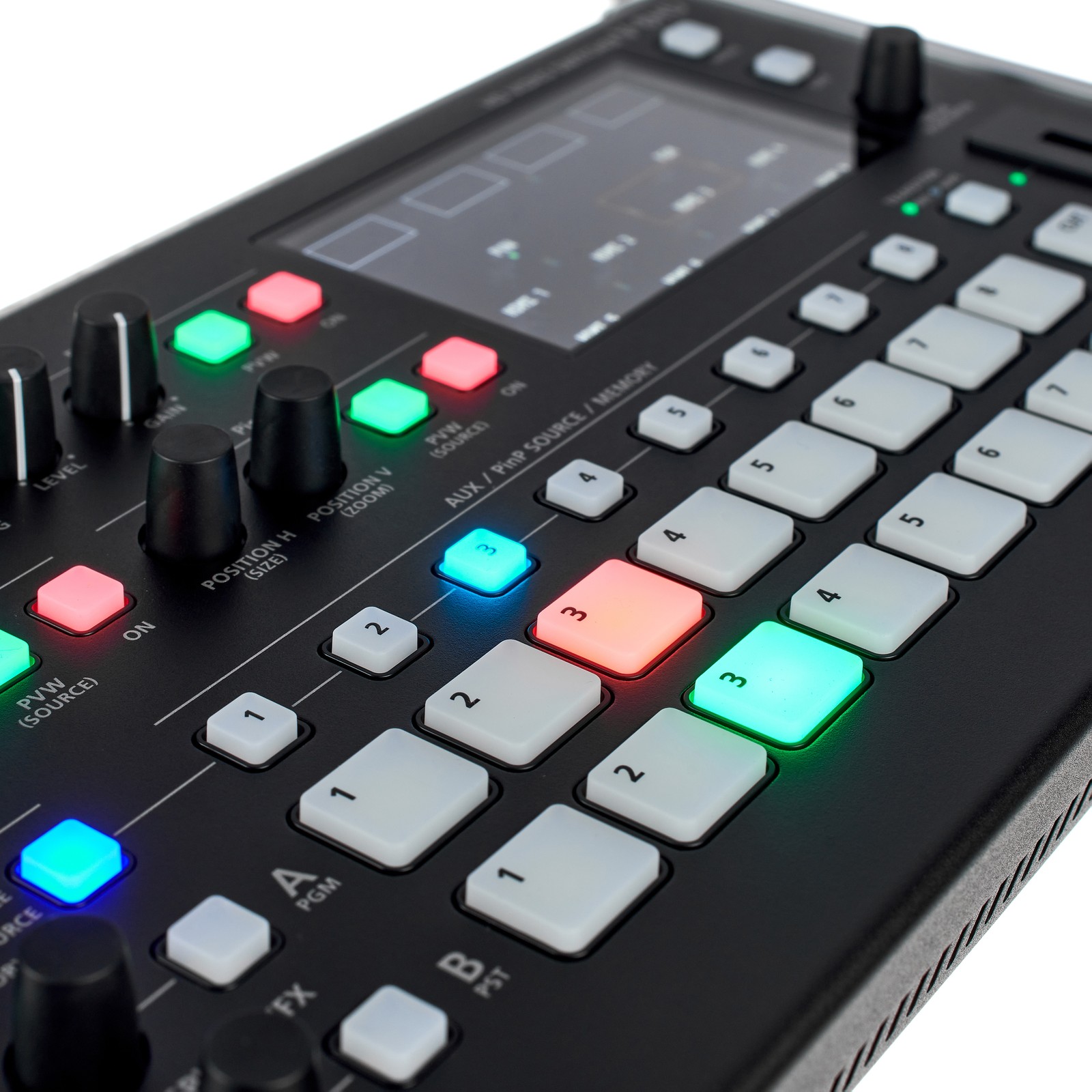 Rückseite mit Anschlüssen des Roland V-8HD HD/SD-HDMI Multiformat Live-Videomischer