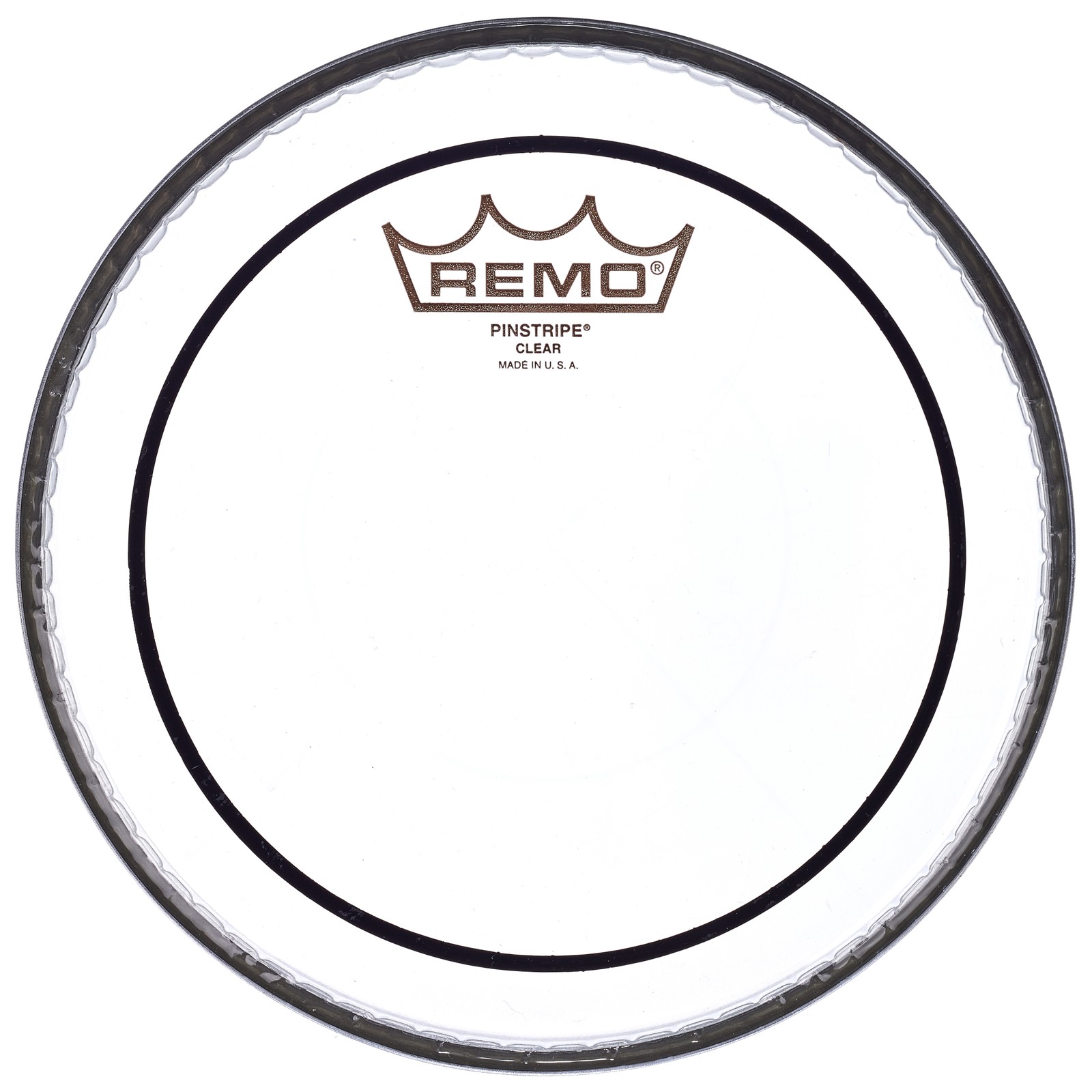 Remo Pin Stripe Clear 8" Fell