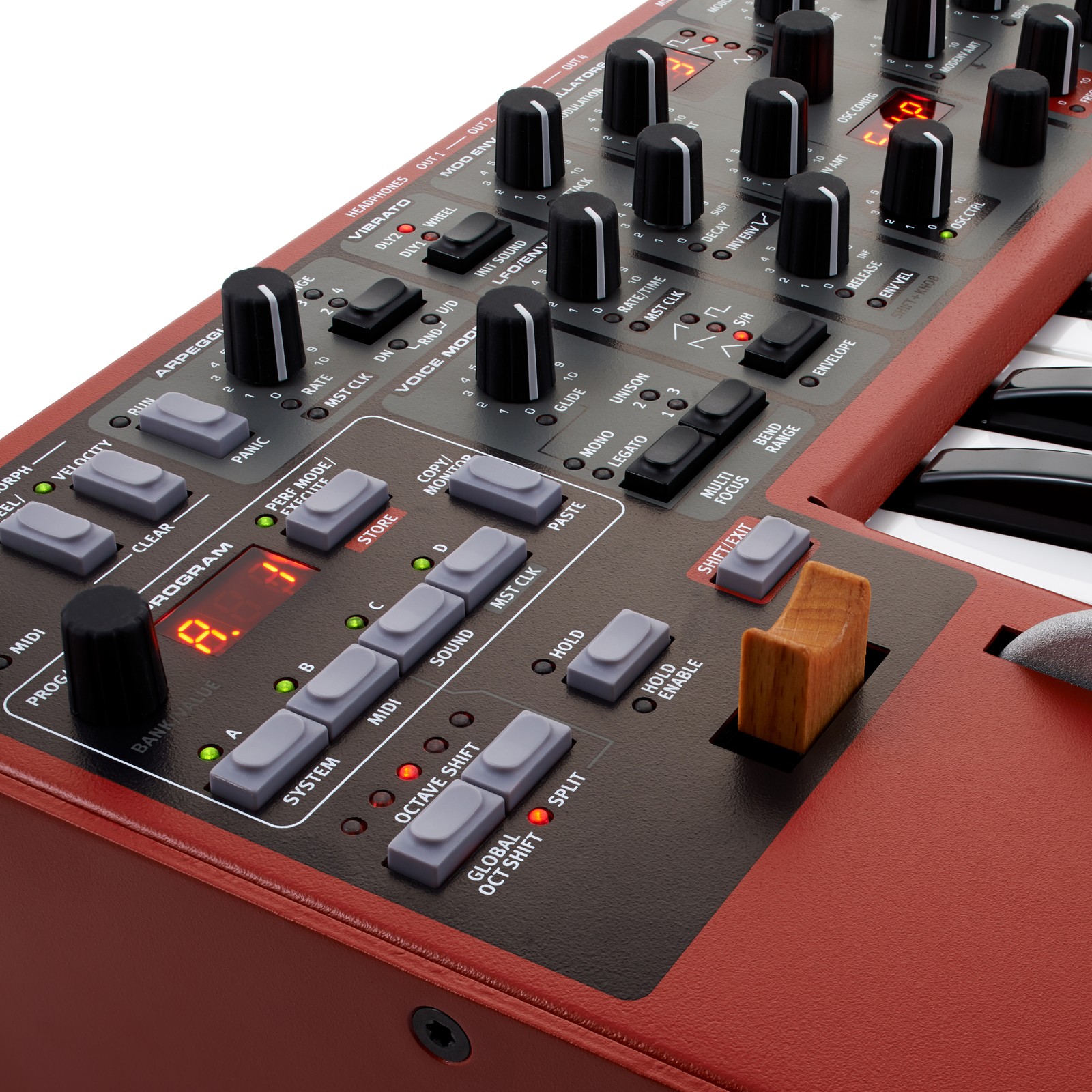 Regler am Clavia Nord Lead A1, Synthesizer mit Analog-Modelling