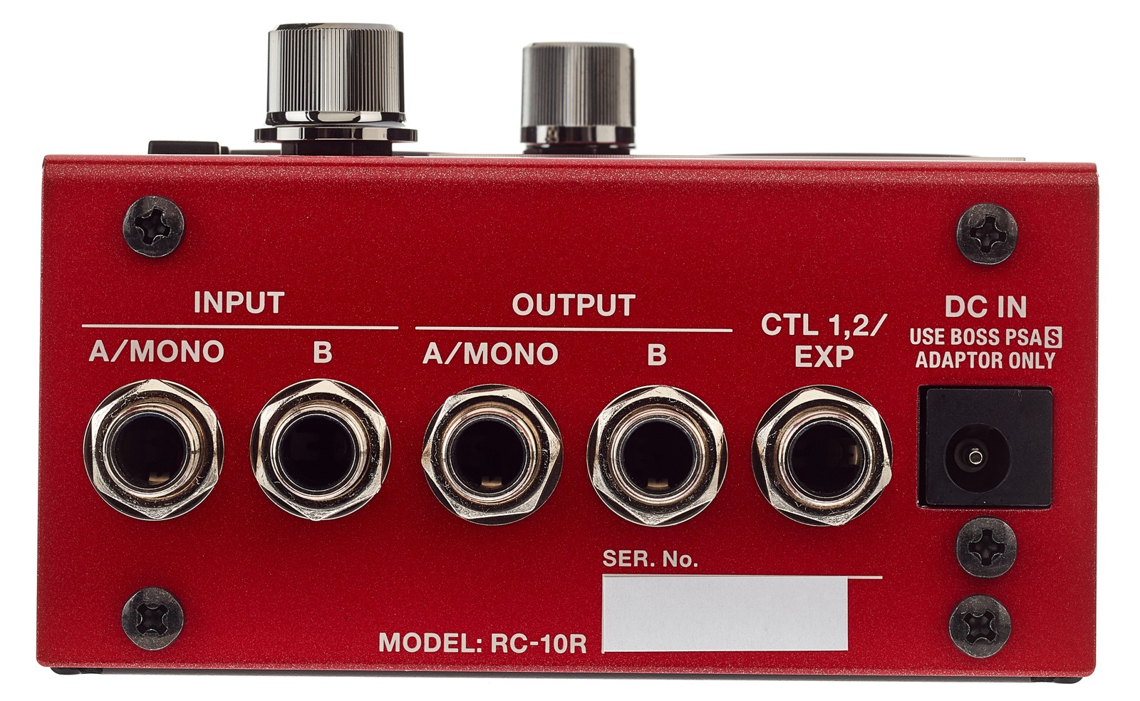 Détail de la Boss RC-10R Rhythm Loop Station