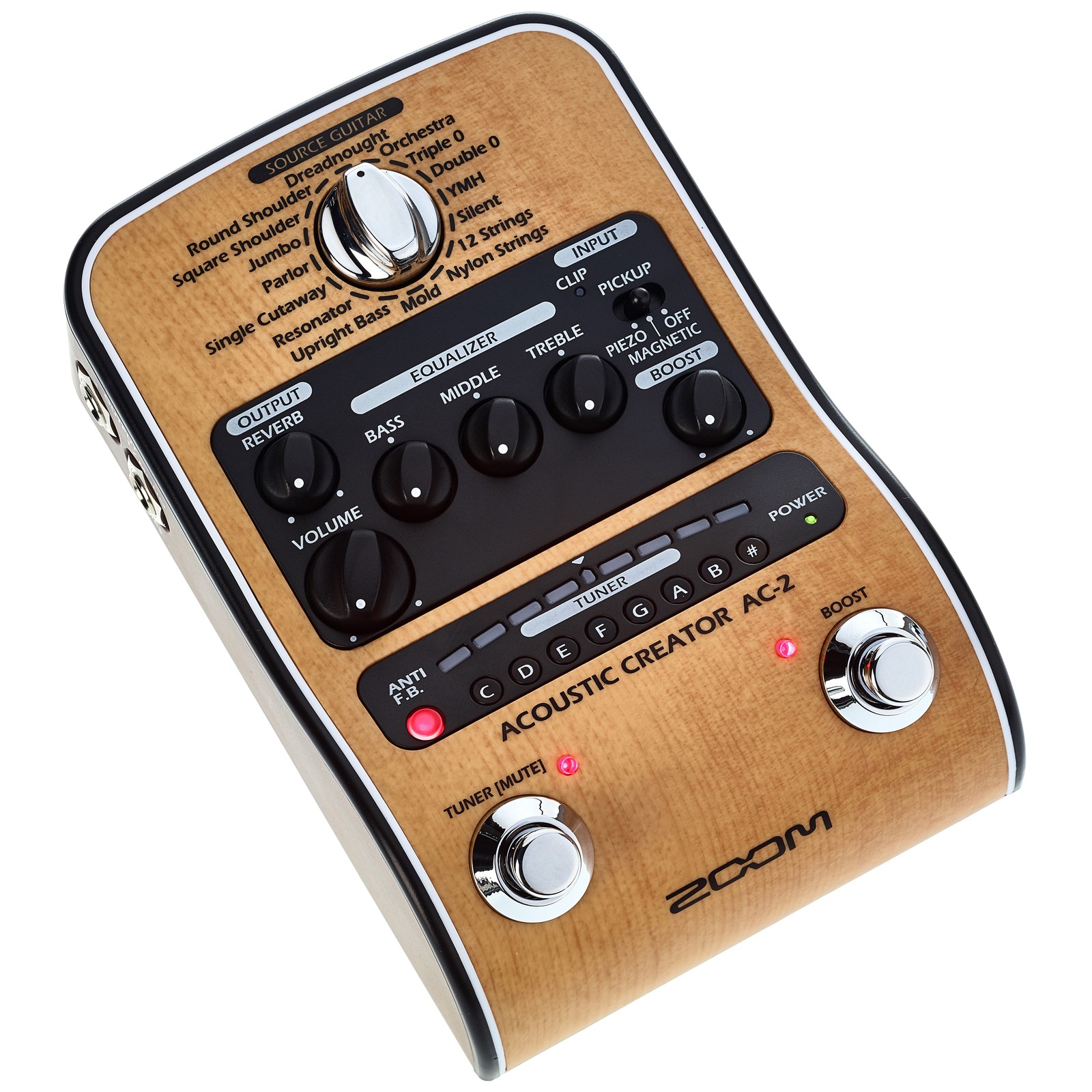 Zoom AC-2 Acoustic Guitar FX Effektpedal