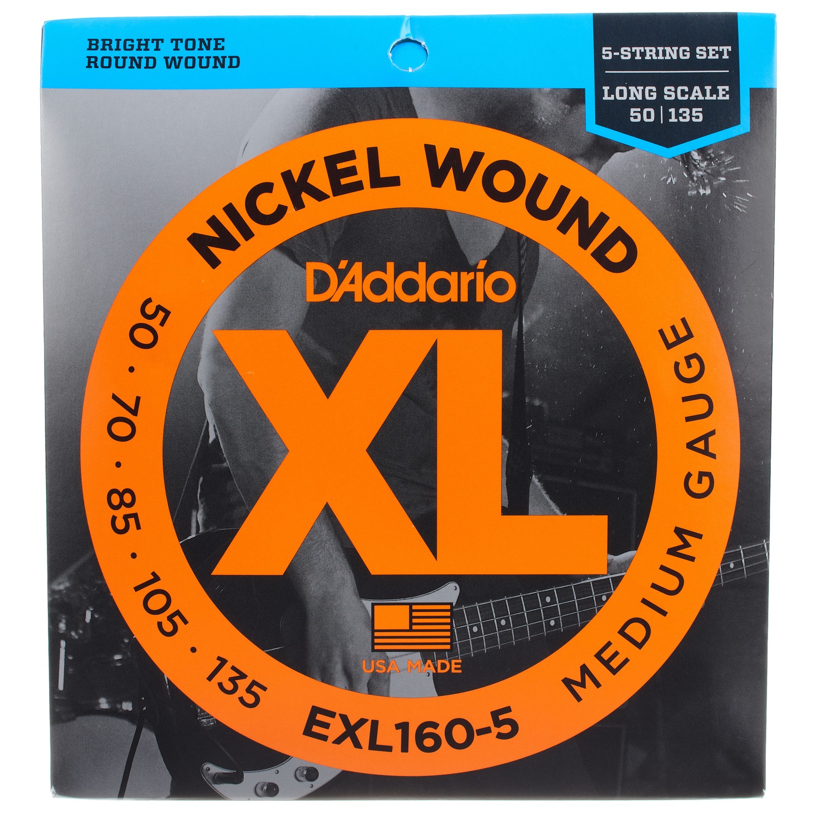Daddario EXL160-5 Saitensatz für E-Bass