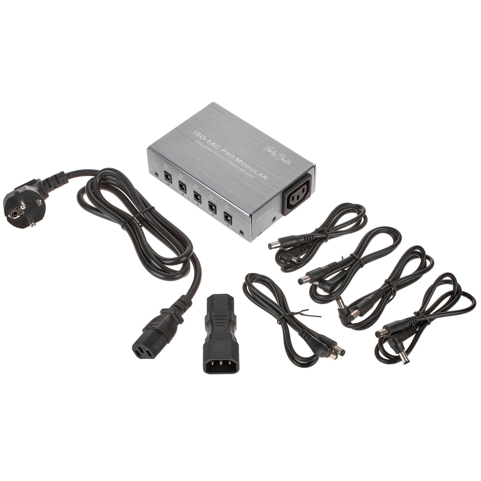 Harley Benton PowerPlant ISO-1AC Pro Modular und Kabel