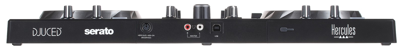 Anschlüsse des Hercules DJ Control Impulse 300 MK2