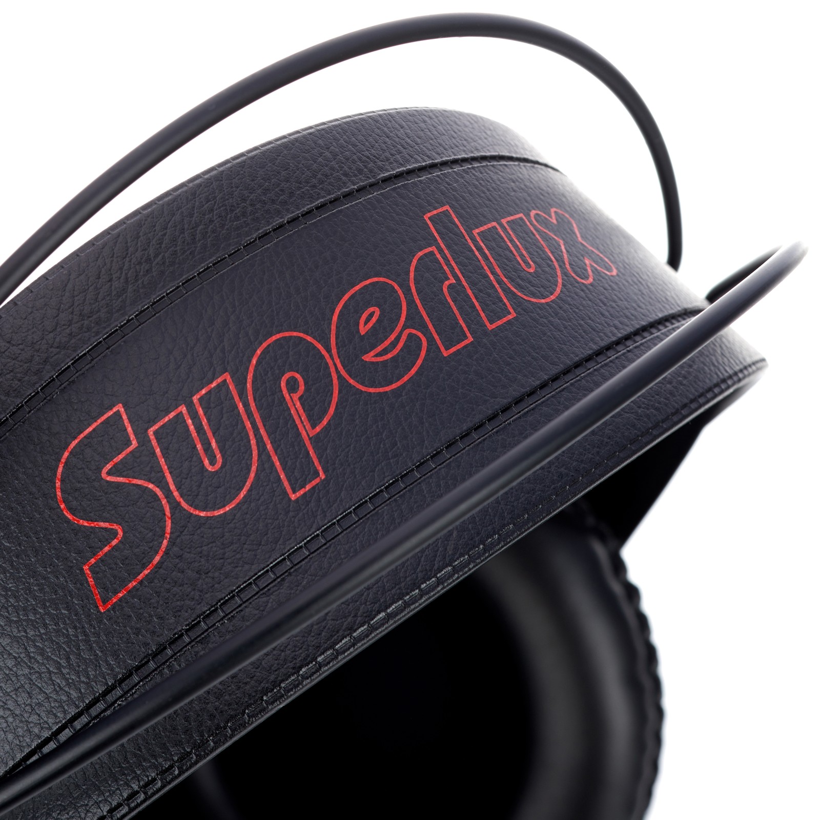Closeup of the Superlux HD-681 Studio Headphones