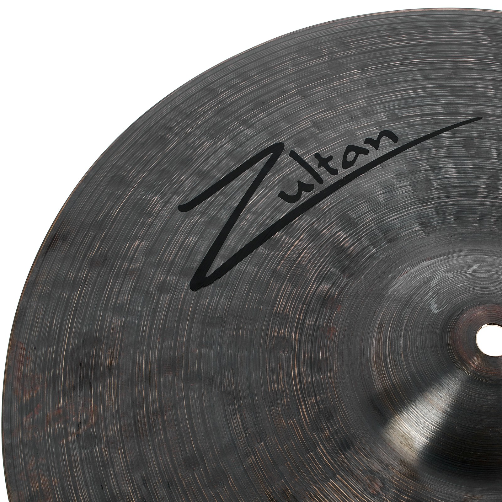 Detalle del Zultan 14" Medium Dark Matter Platillos Hi-Hat