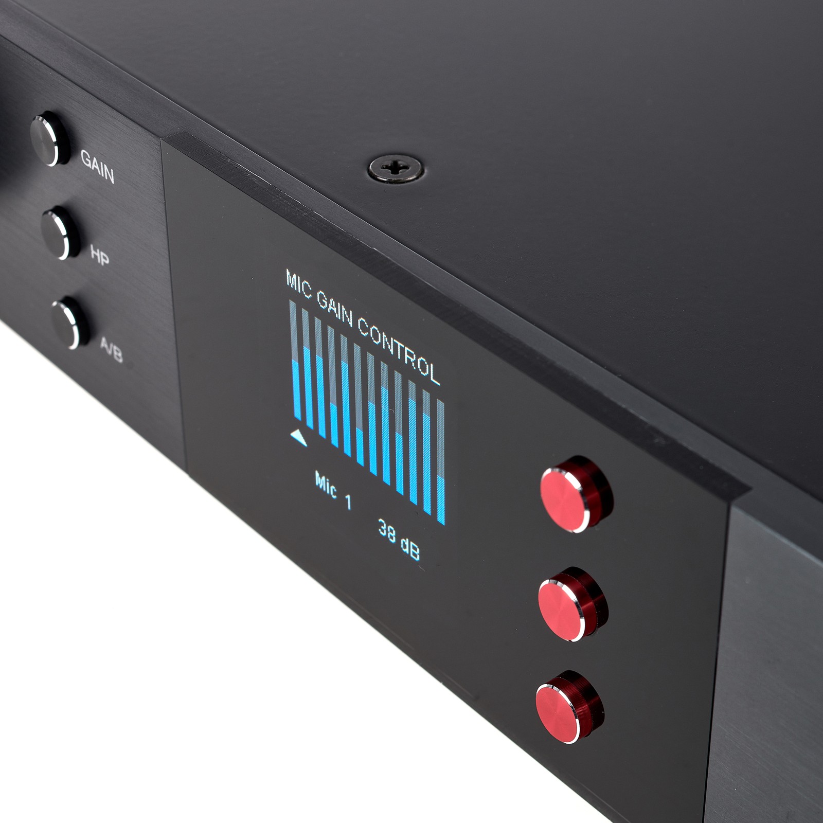 Mic Gain Control on the Antelope Audio Orion Studio Synergy Core 32-Channel Thunderbolt 3 and USB 2.0 Audio Interface
