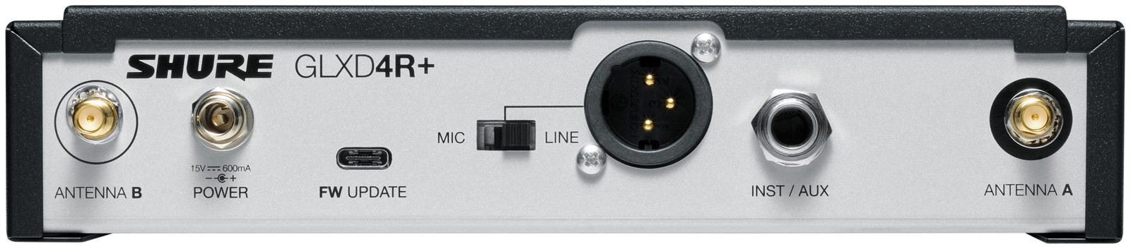 Shure GLXD4R+ rack receiver
