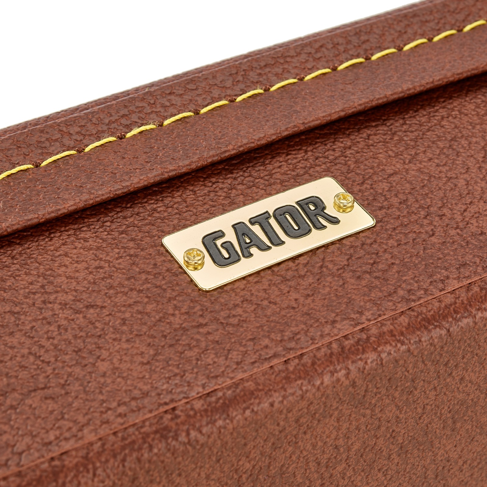 Gator logo on the Deluxe Case Vintage DC-Style for electric guitar