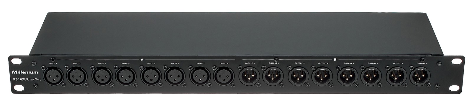 Millenium PB16 XLR In/Out, Vorderseite