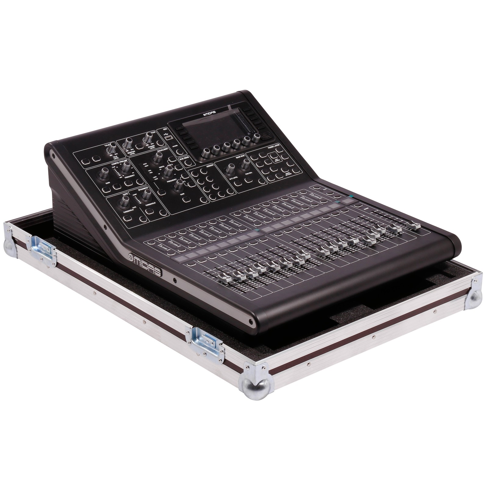 Unterteil des Thon Mixercase Midas M 32R mit Mixer