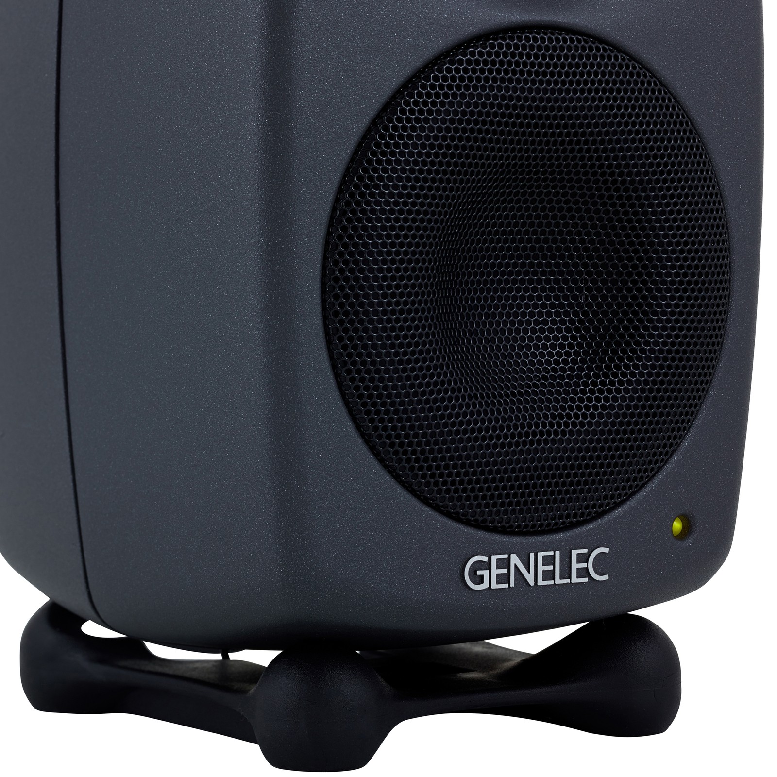 Front of the Genelec 8320 APM with IsoPod