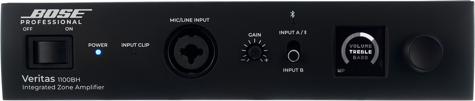Façade de l'amplificateur de puissance Bose Professional Veritas 1100BH