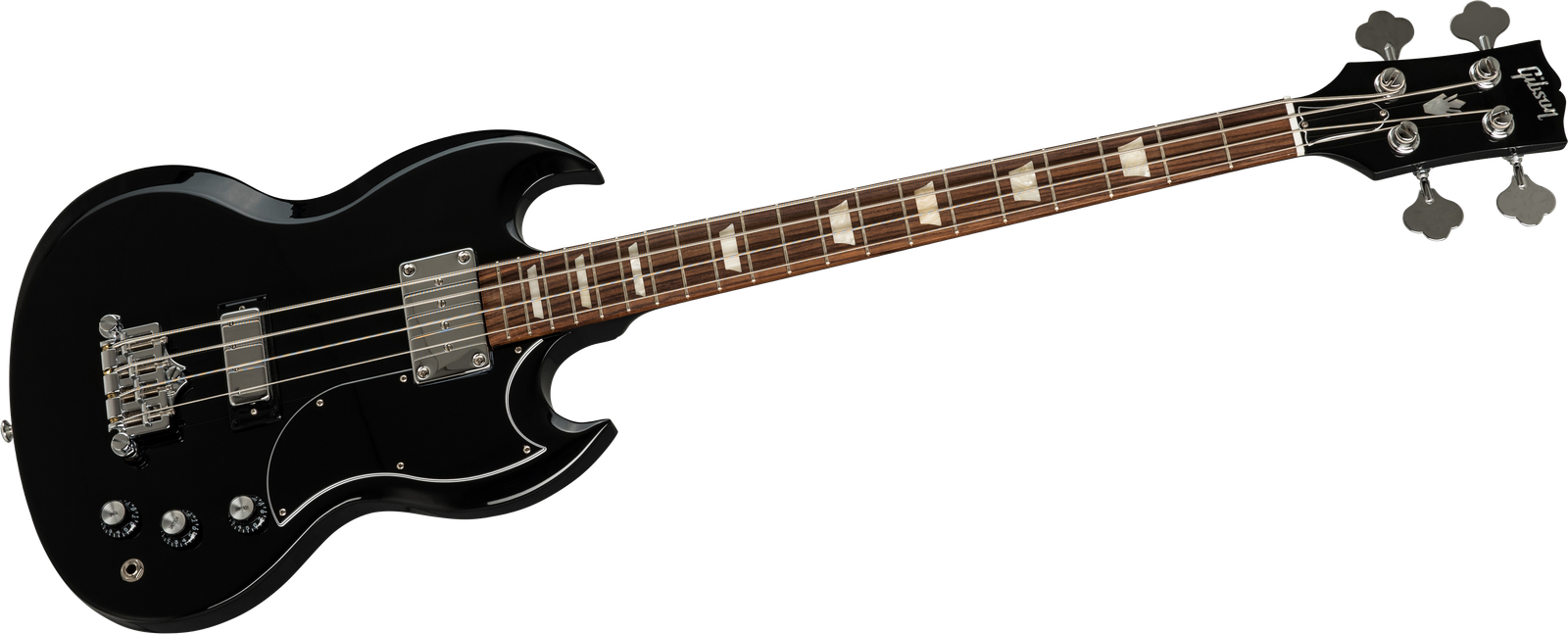 E-Bass Gibson SG Bass Ebony von vorne