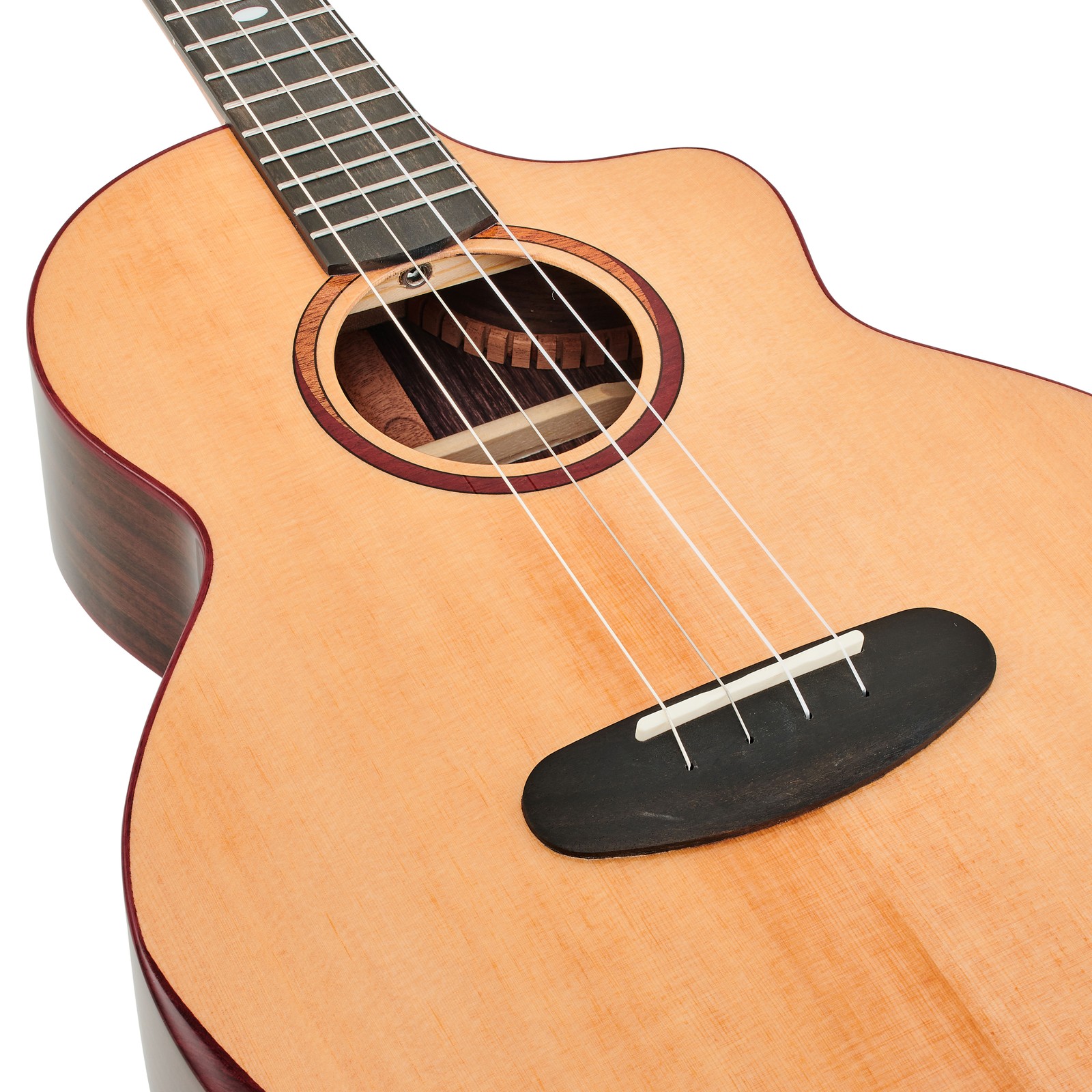 Kala CT-SSRW-BG-C Baritone Ukulele spruce top