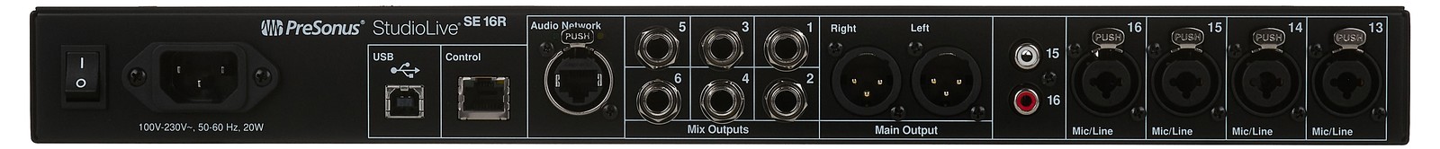 Presonus StudioLive Series III SE 16R back