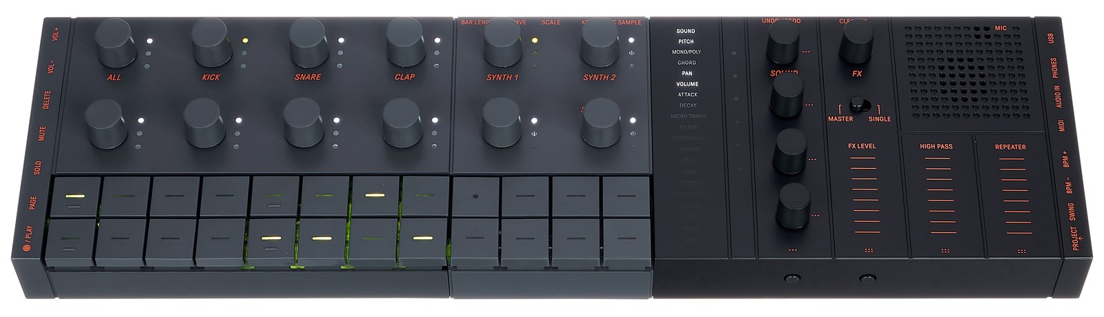 Yamaha SEQTRAK Black All-in-One System