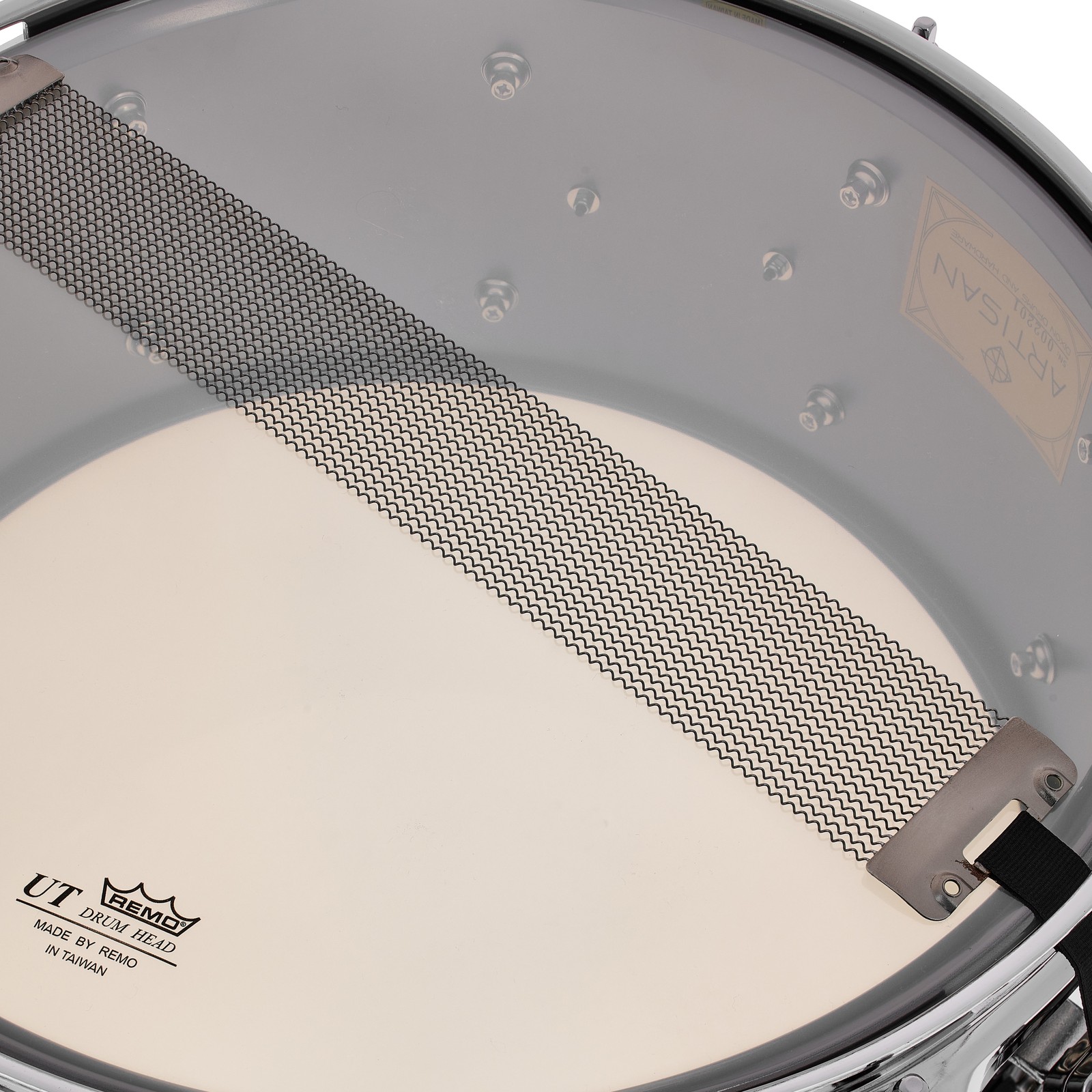 Resonanzfell und Snareteppich der Dixon 14"x6.5" Gregg Bissonette Signature Snare