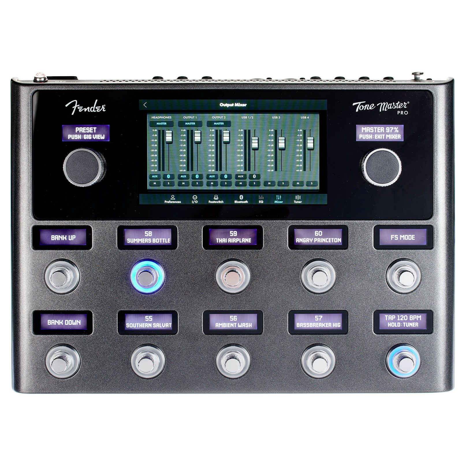 Fender Tone Master Pro Multieffektpedal für E-Gitarre und E-Bass