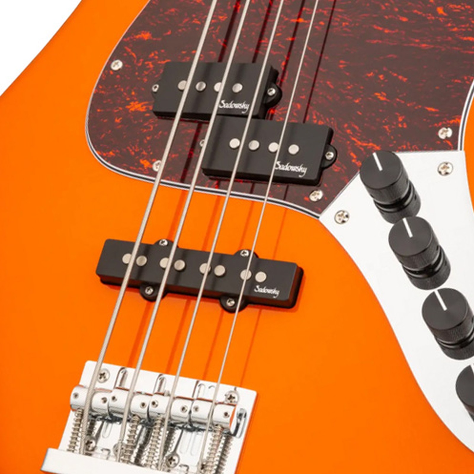 Hybrid pickups, Sadowsky MetroExpress 21 Hybrid PJ 4 Morado Orange, bass guitar