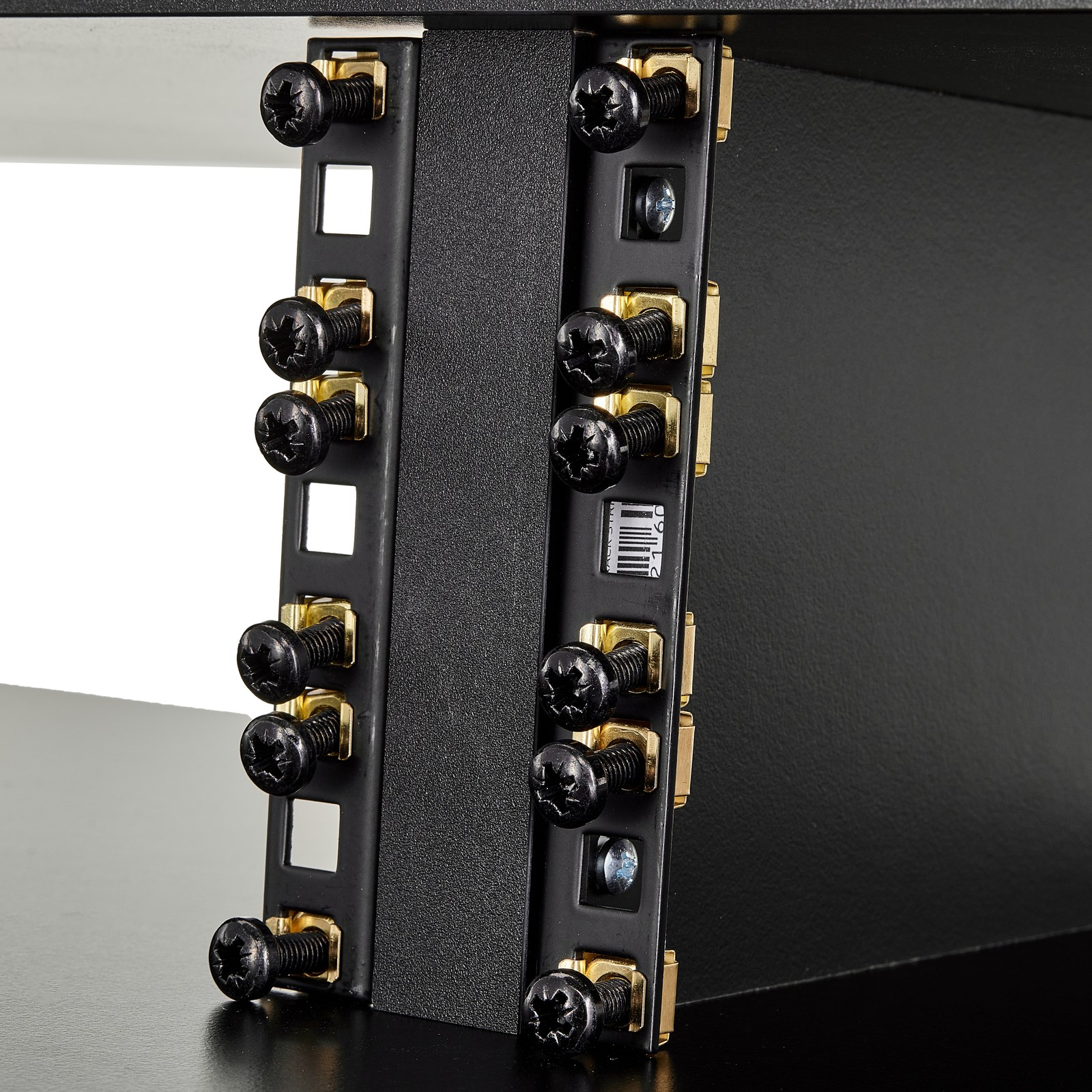 Thomann Creative Desk 159 Black, studio mixing and monitoring desk with rack mounts