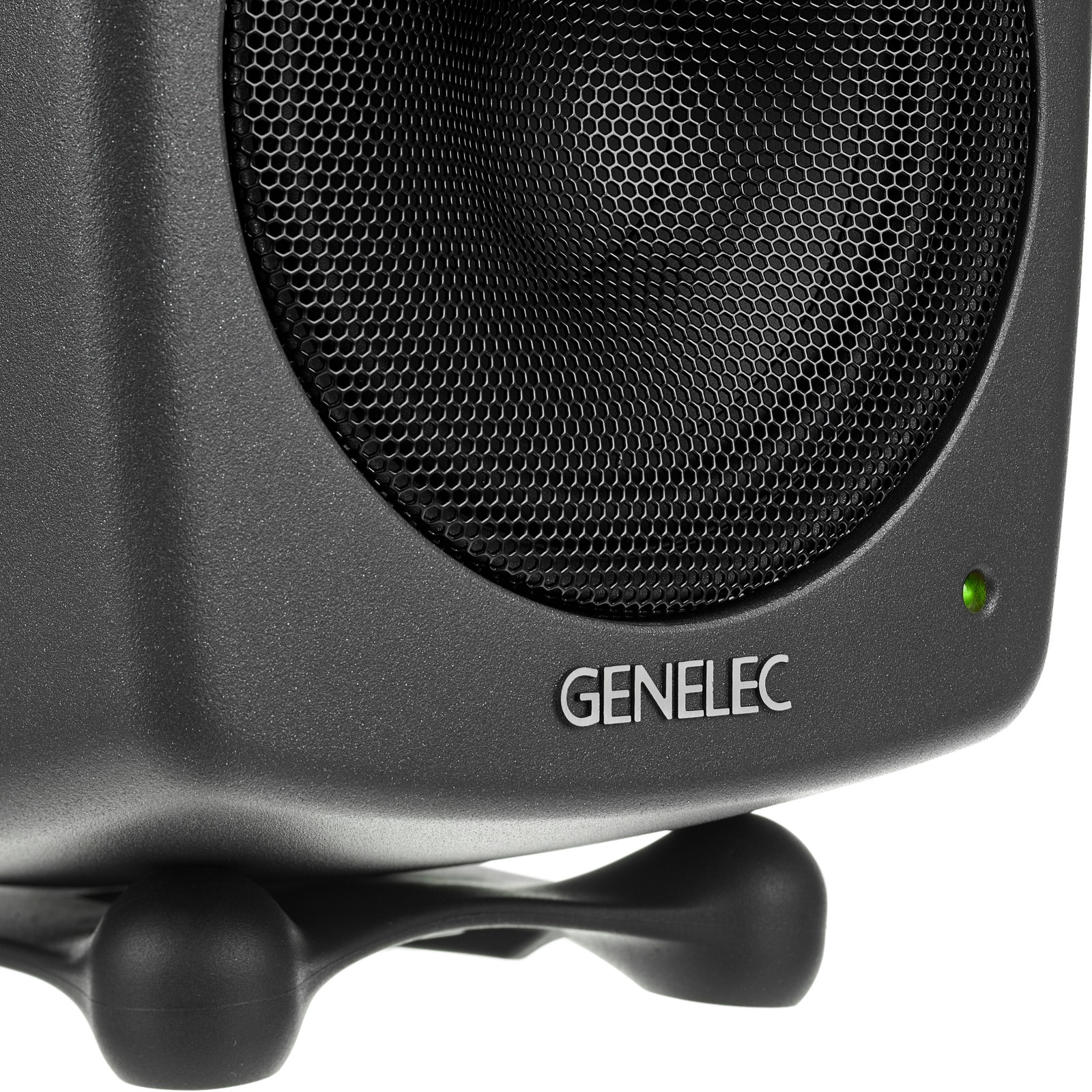 Speaker grille and LED on the Genelec 8030 CP