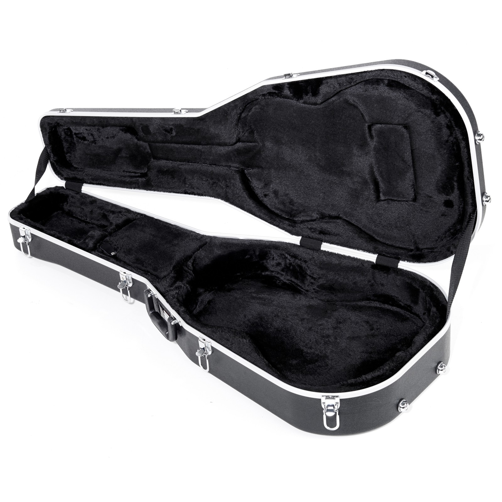 Weiches Innenfutter des Gator GC-Classic ABS Koffers für Klassikgitarren