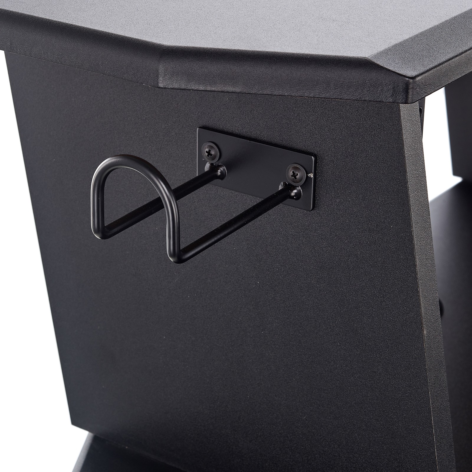 Headphone holder on the Millenium SD-120 B StudioDesk