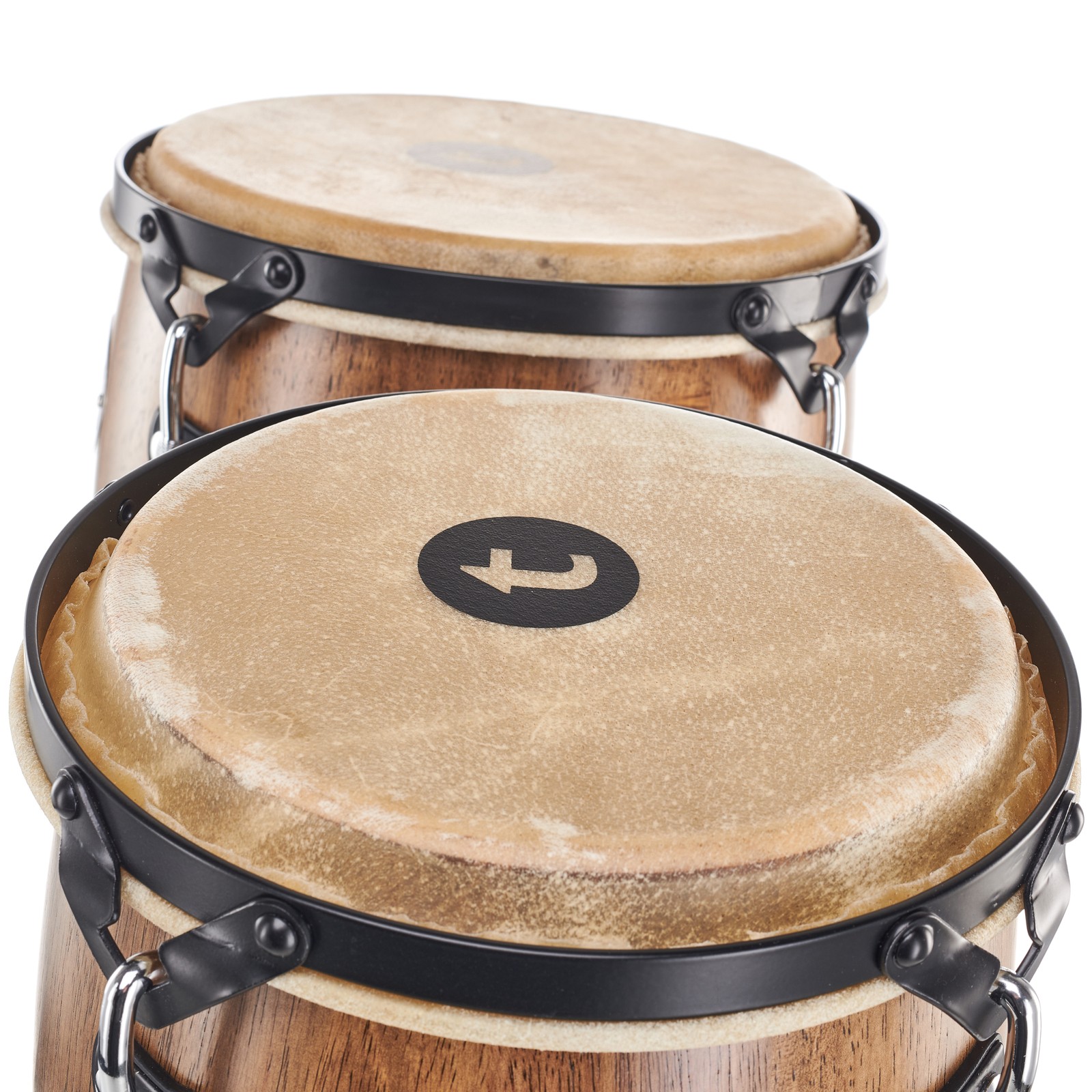 Naturfelle des Thomann Dark Nature Street Conga Set mit Herstellerlogo