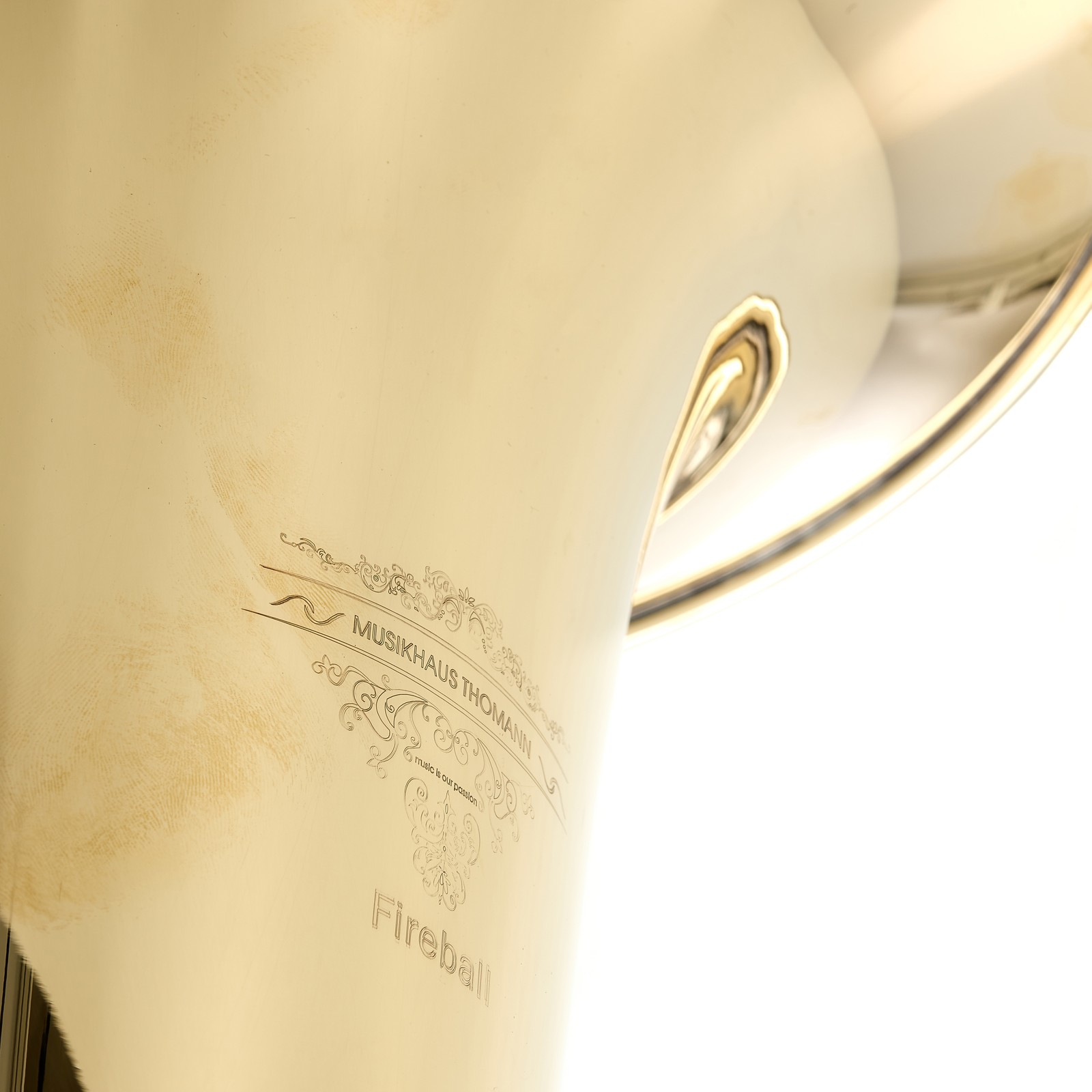 Schallbecher der Thomann Fireball GM UL F- Tuba Raw mit Gravur