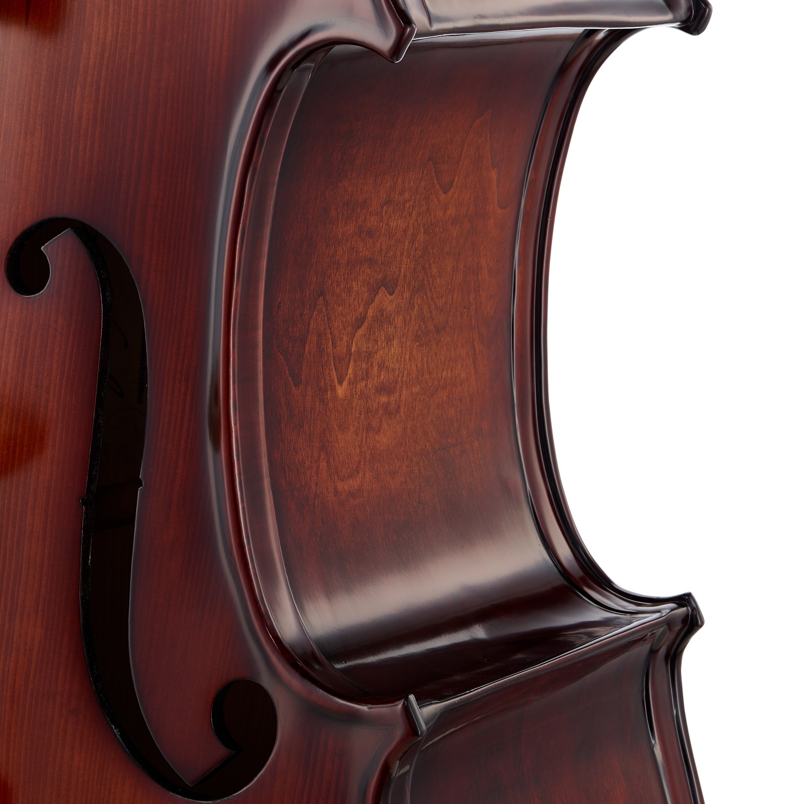 F-Loch im Gewa Basic Line Solid Bass 4/4 - Vollmassiver Kontrabass
