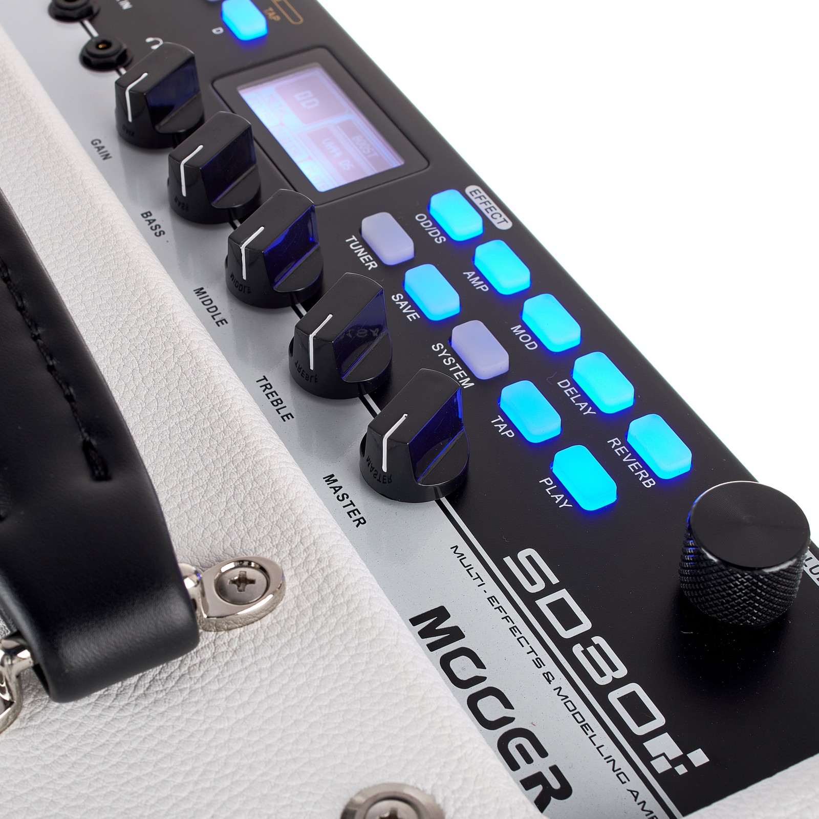 Logo auf Mooer SD 30 Modelling Combo