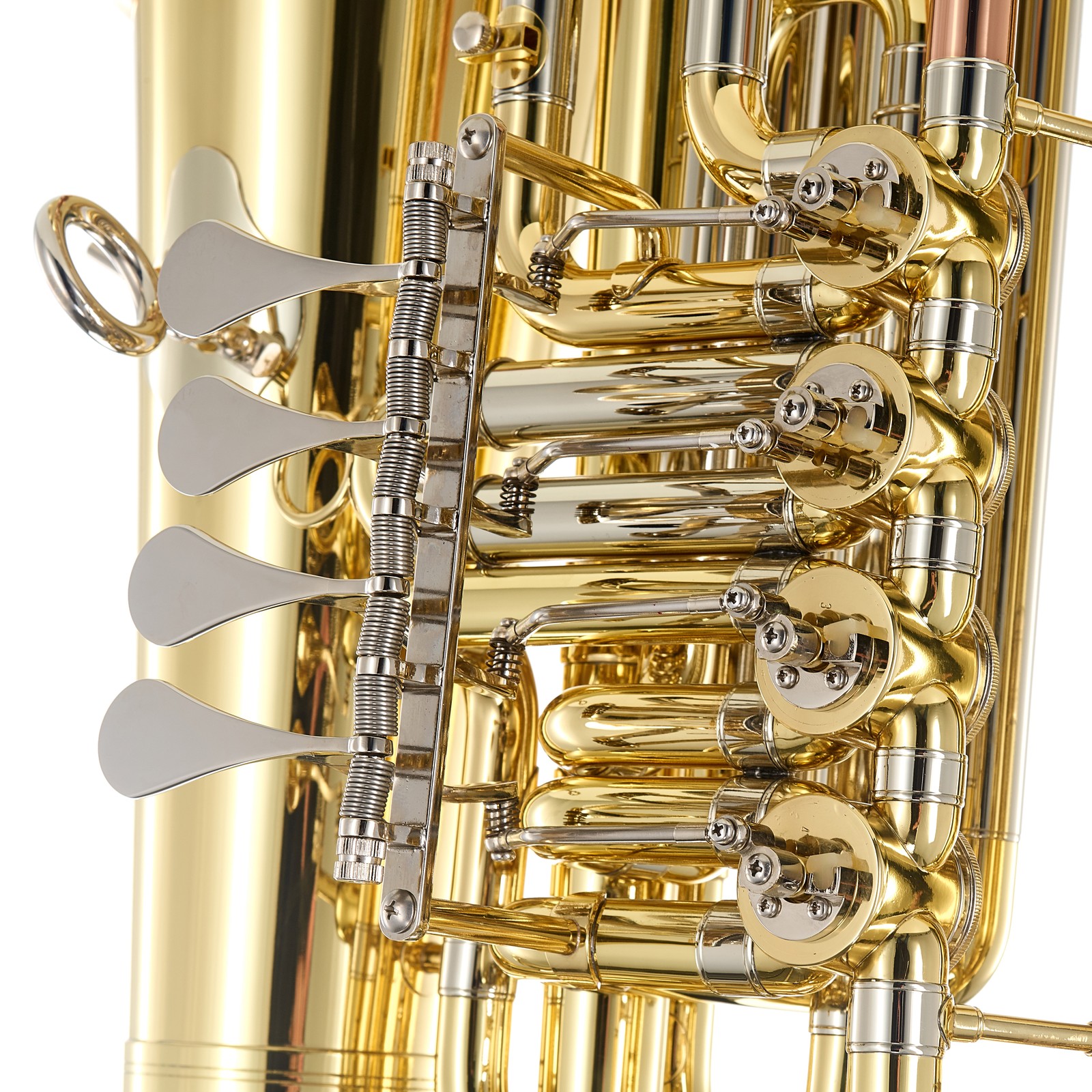 Ventile der Thomann Bb-Tuba "Little Bear"