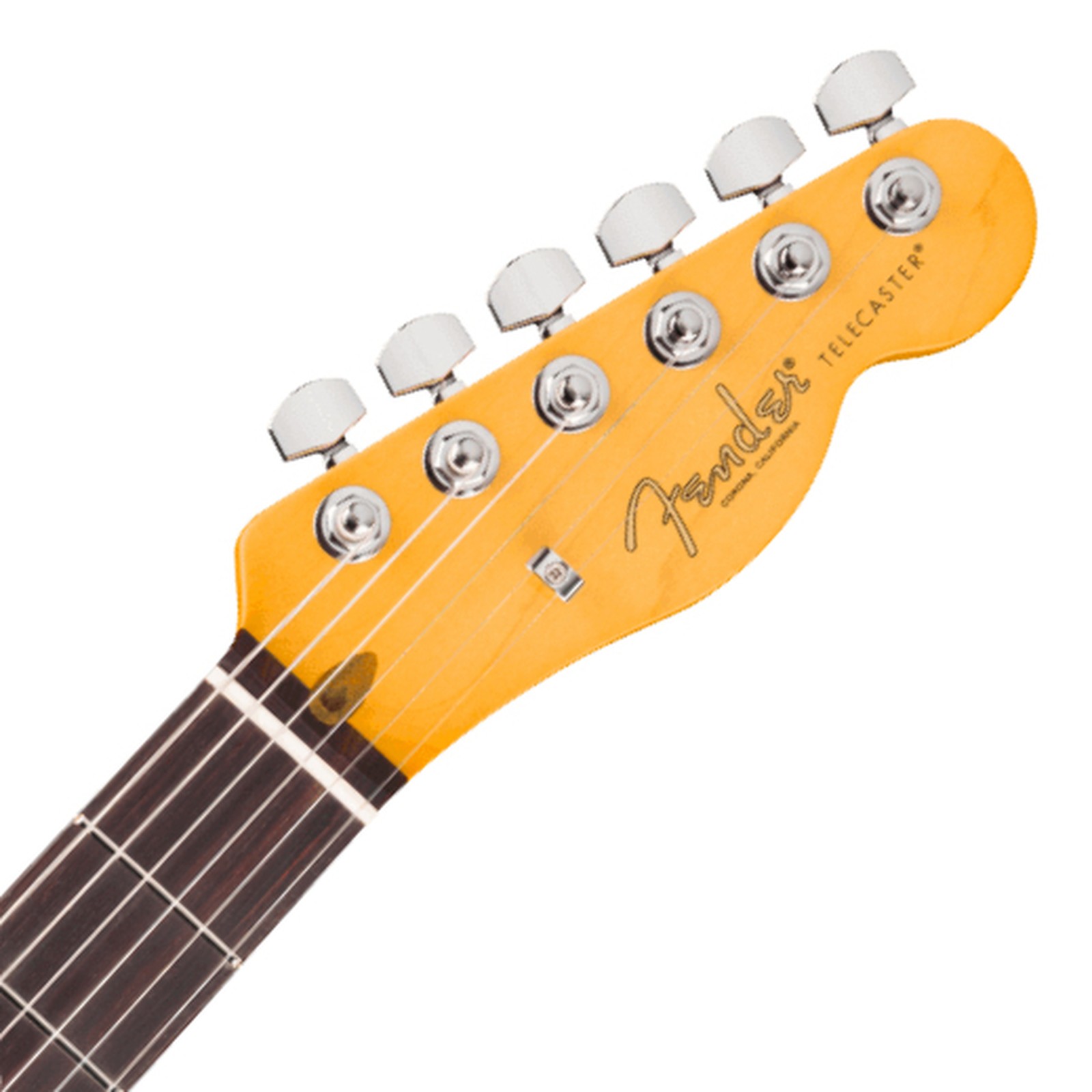 Kopfplatte der Fender Am Pro Tele RW E-Gitarre