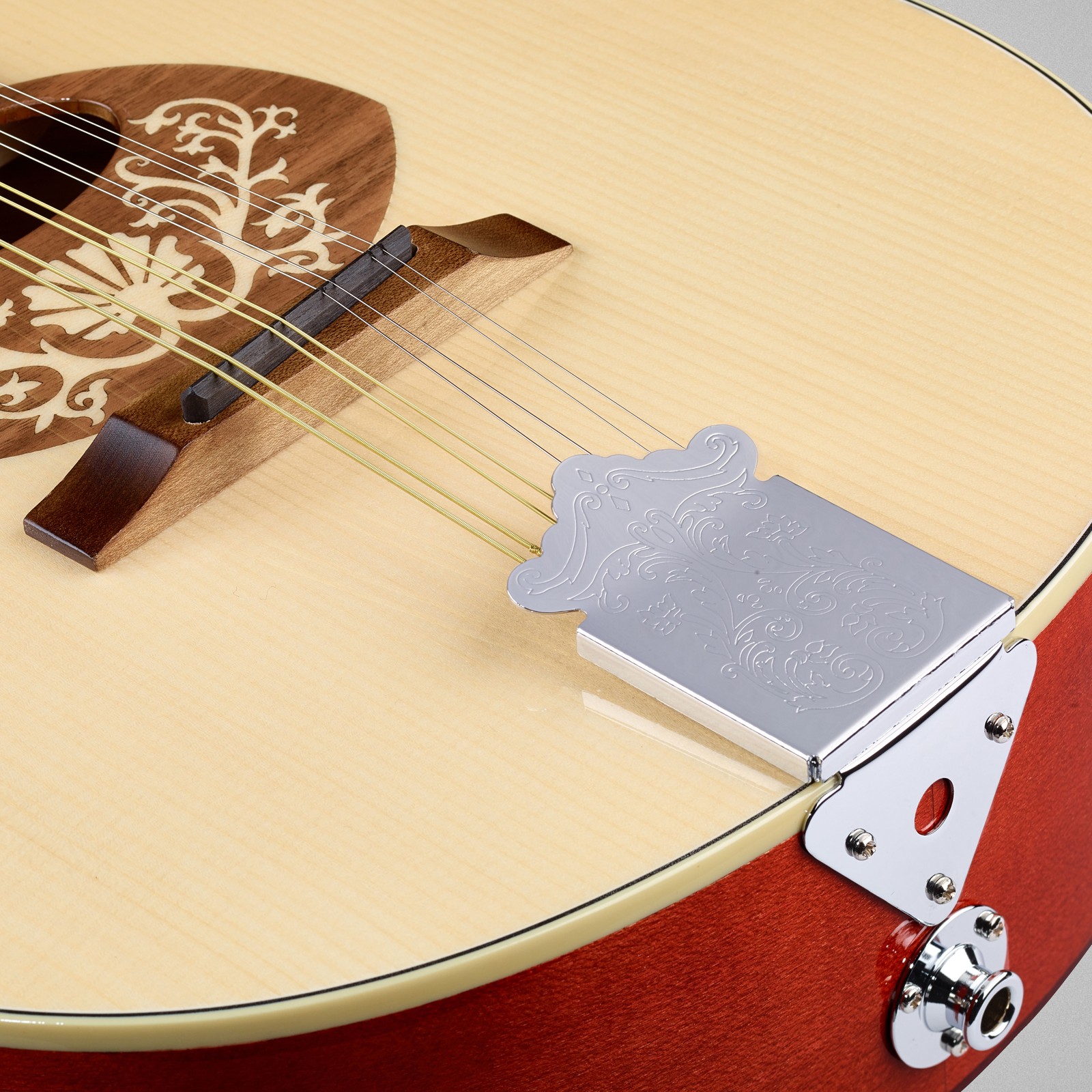 Korpus der Thomann Portuguese Mandolin 1-P mit Fichtendecke