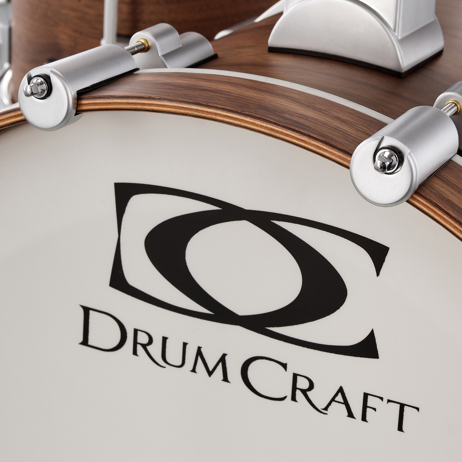 DrumCraft Bassdrumfell mit Herstellerlogo