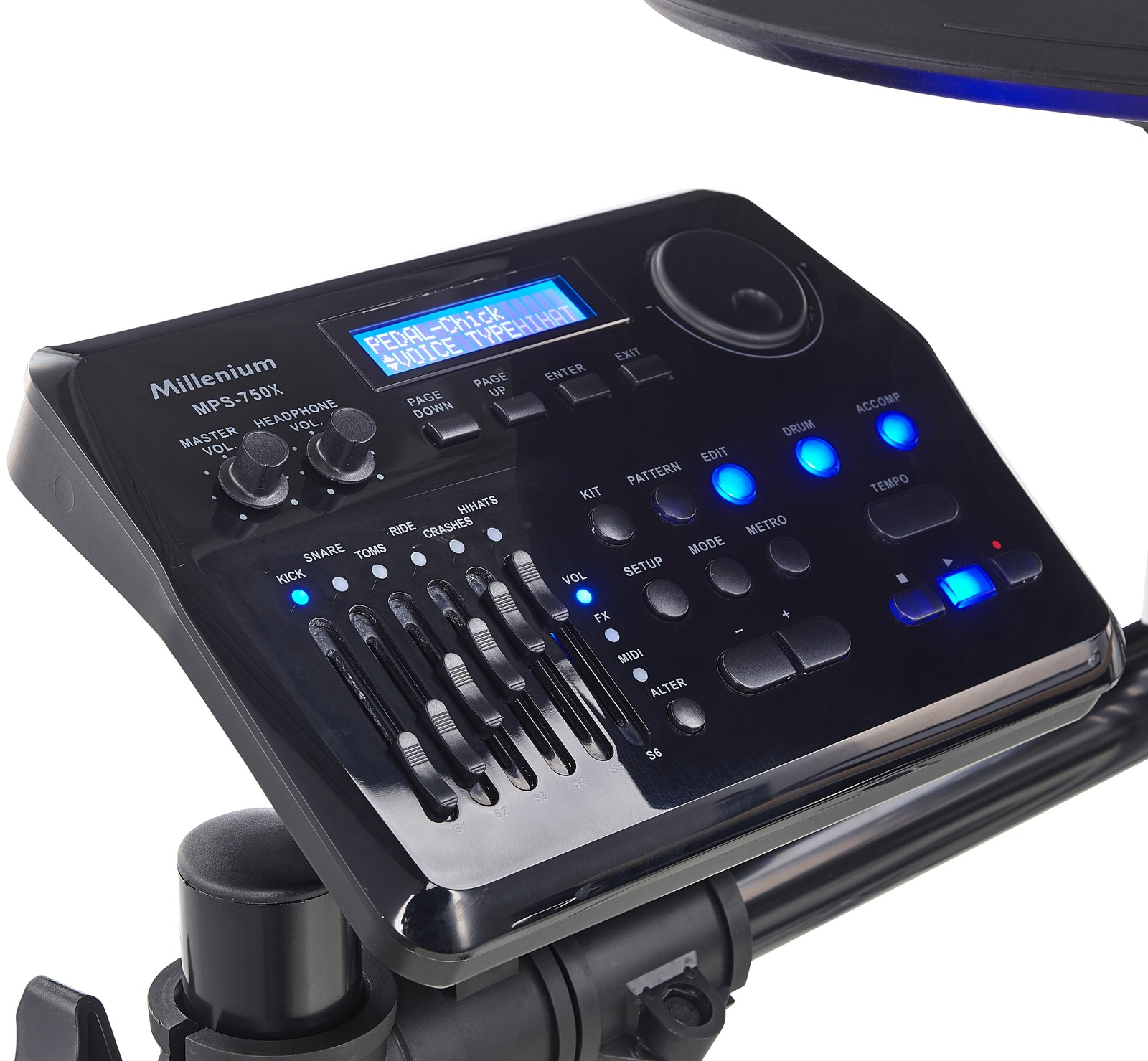 Millenium MPS-750X E-Drum control module, with display