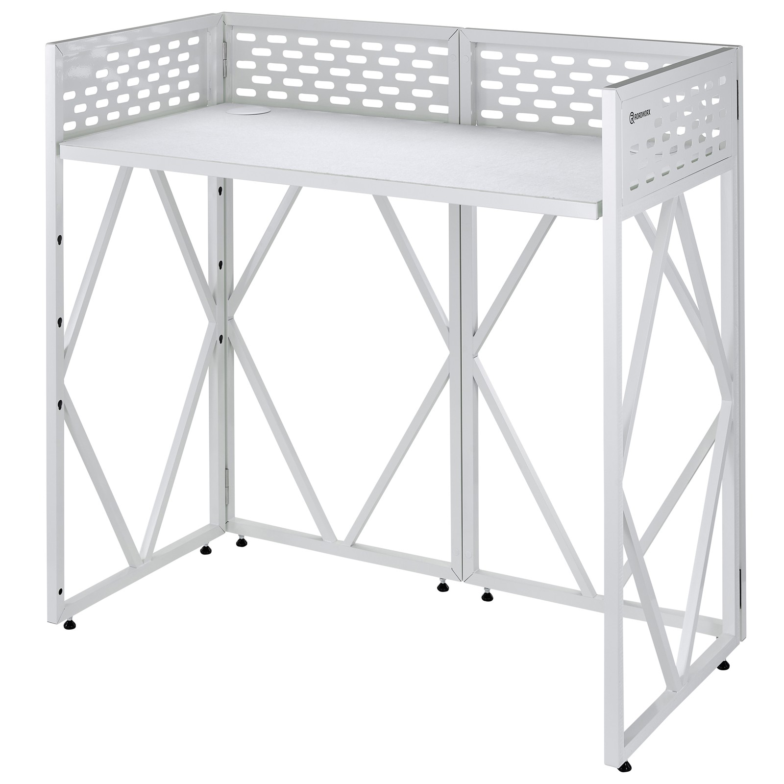 Roadworx DJ Table ALU Basic White