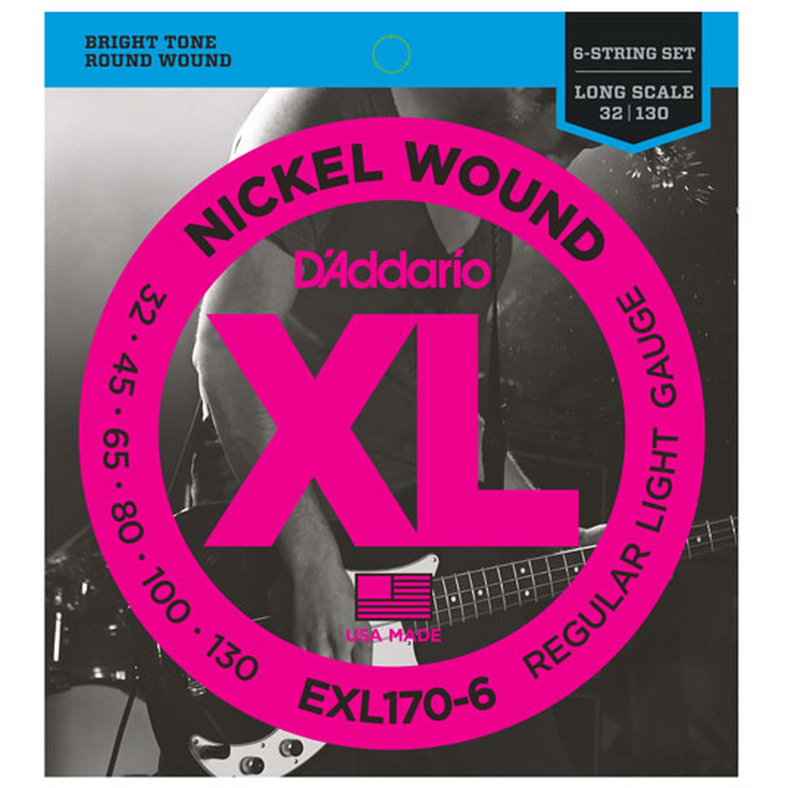 Daddario EXL170-6 Saitensatz für E-Bass