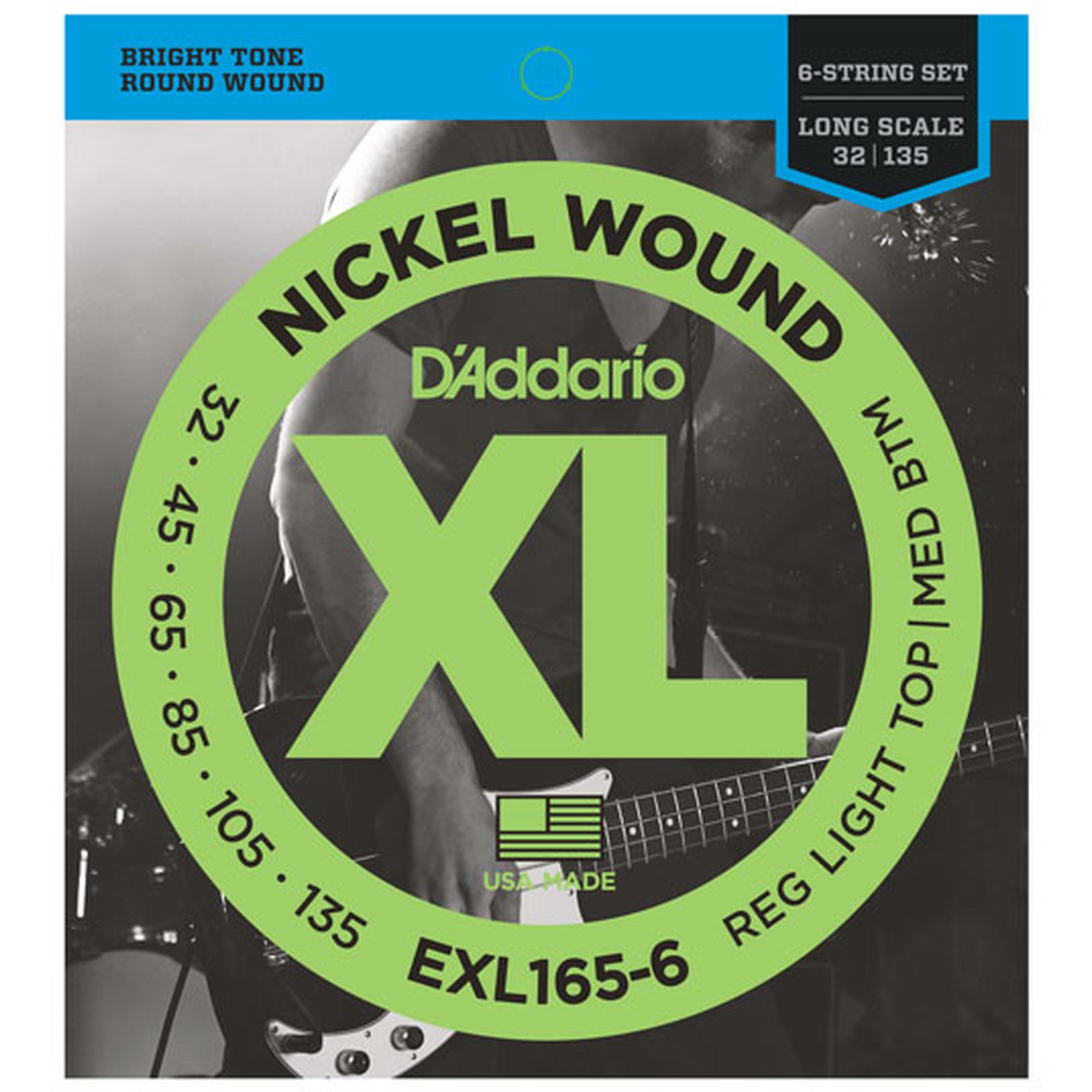 Daddario EXL165-6 Saitensatz für E-Bass