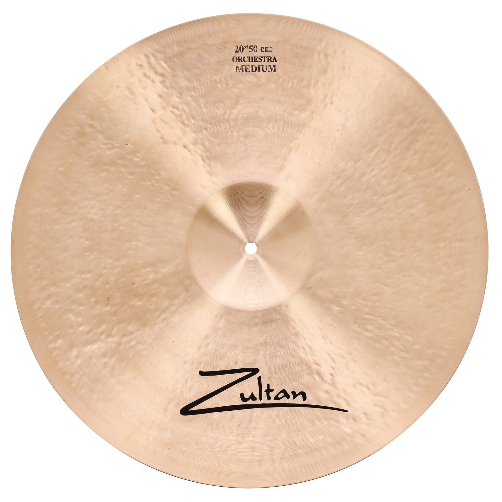 Unterseite eines Zultan 20" Orchestra medium Orchesterbeckens
